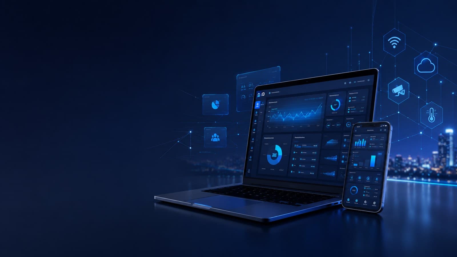 Tampilan dashboard dan pelaporan ApoteQu