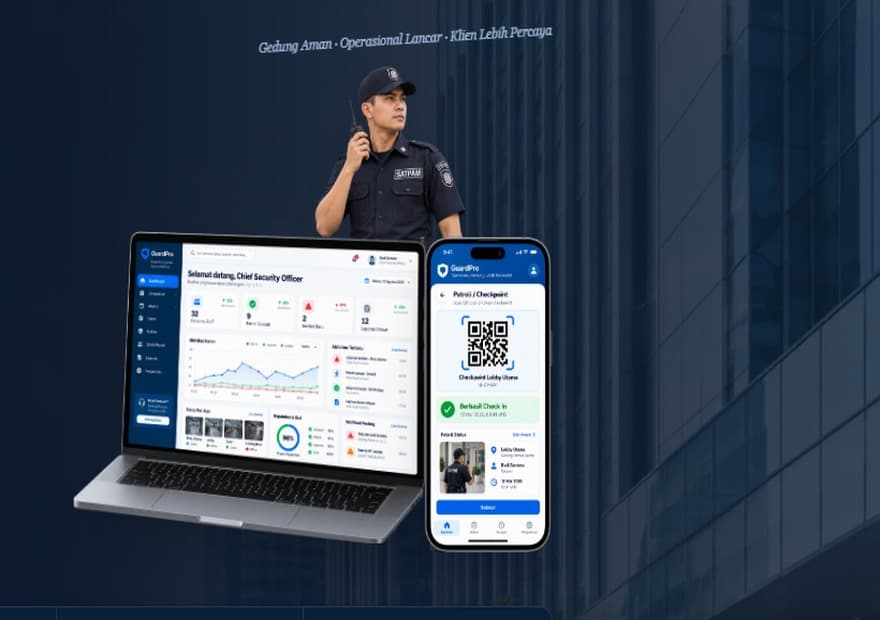Ilustrasi penggunaan GuardPro — Security Operations Management System